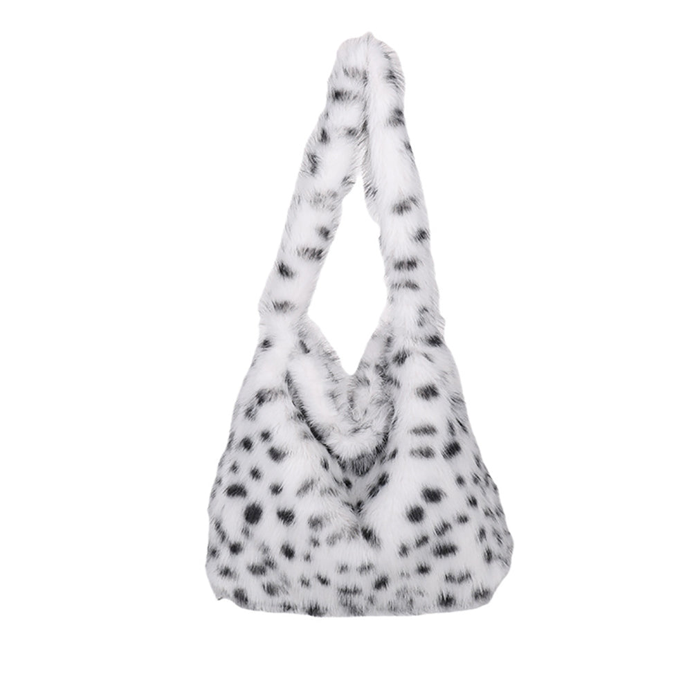 Off White Solid One Handle Hobo Bag