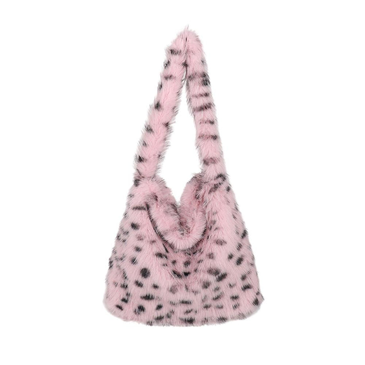 Pink Solid One Handle Hobo Bag