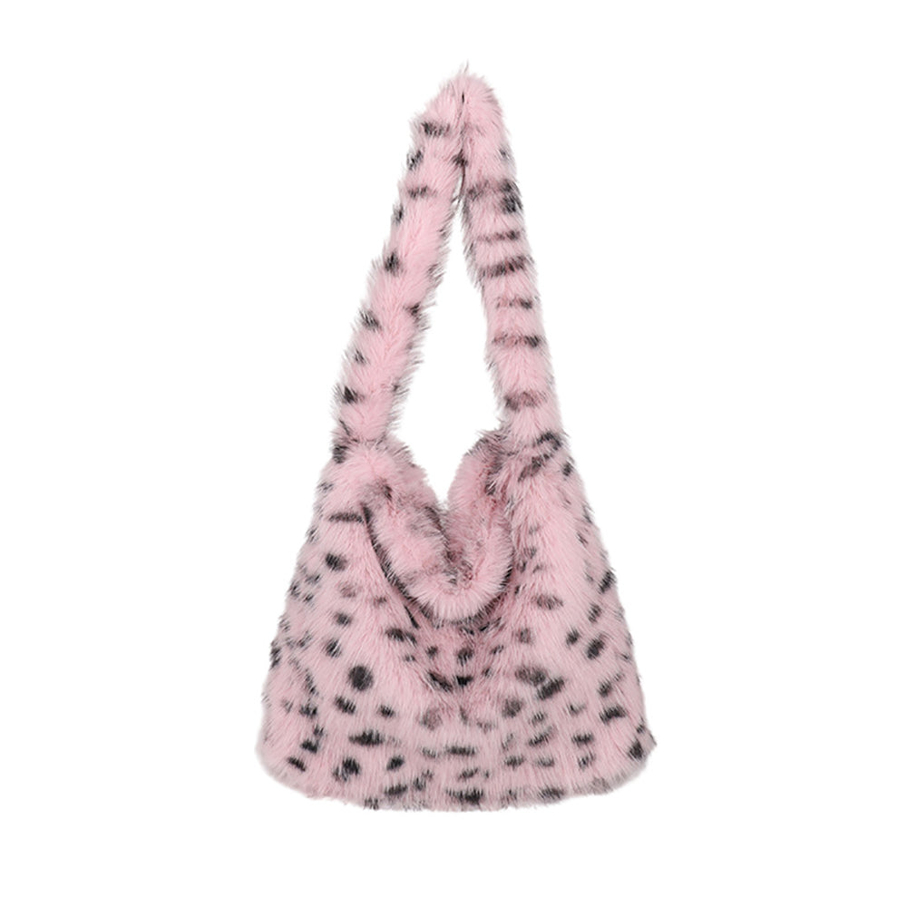 Pink Solid One Handle Hobo Bag