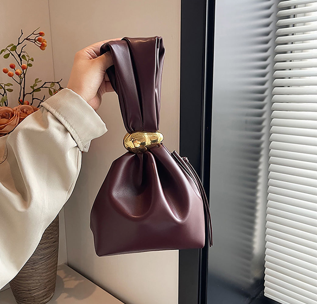 Coffee Solid One Handle Handheld Bag
