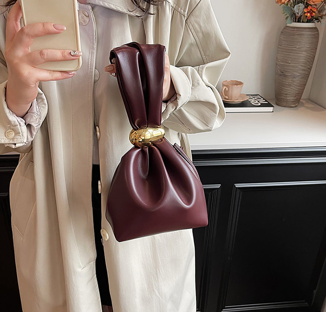 Coffee Solid One Handle Handheld Bag