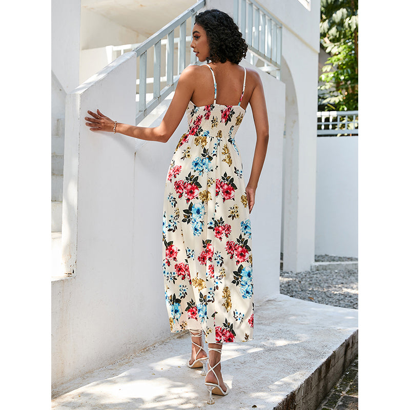 Floral Printed A-Line Dress