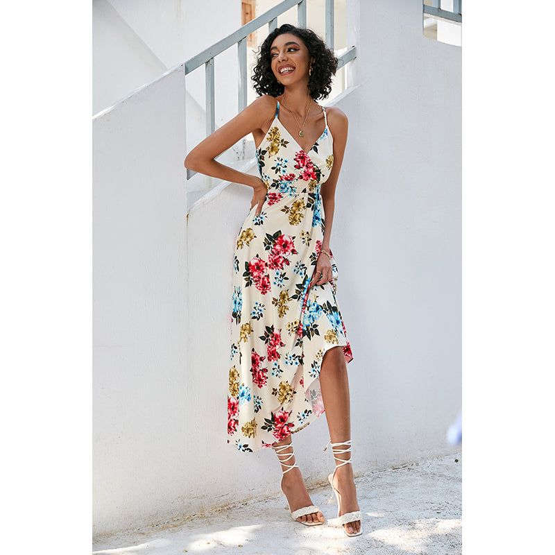 Floral Printed A-Line Dress