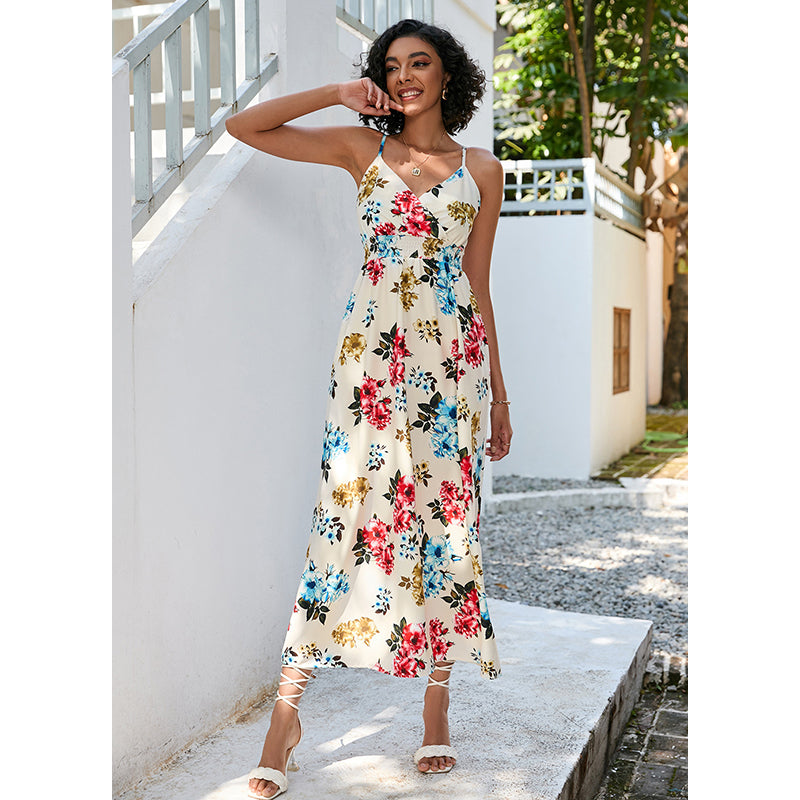 Floral Printed A-Line Dress