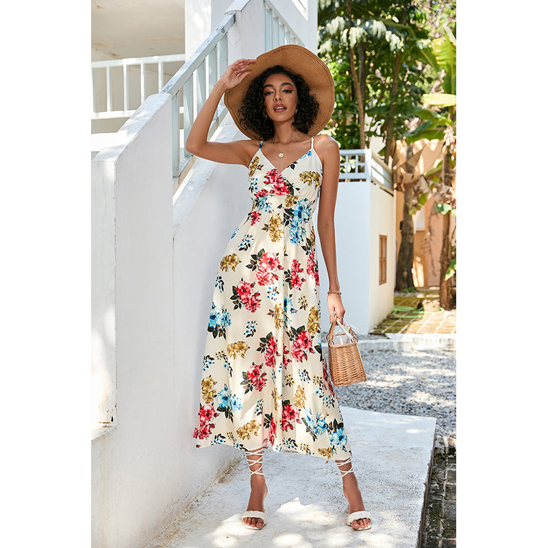 Floral Printed A-Line Dress