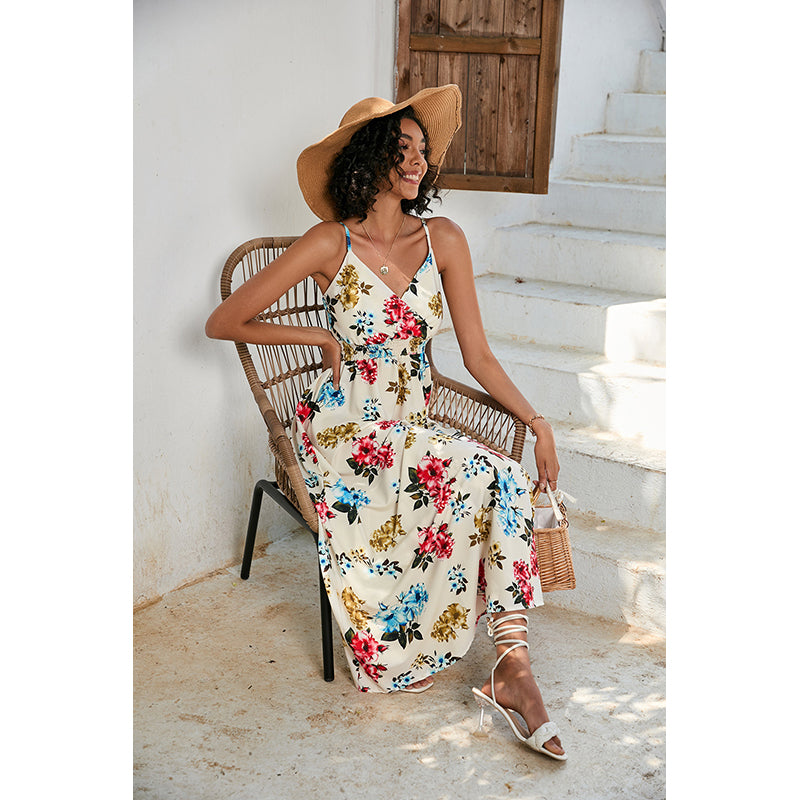 Floral Printed A-Line Dress