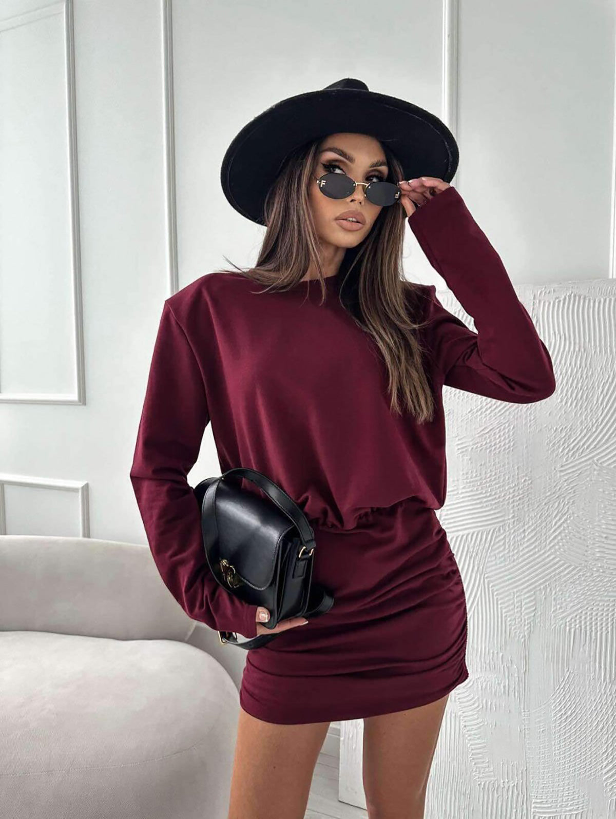 Women Layered Sheath Mini Dress