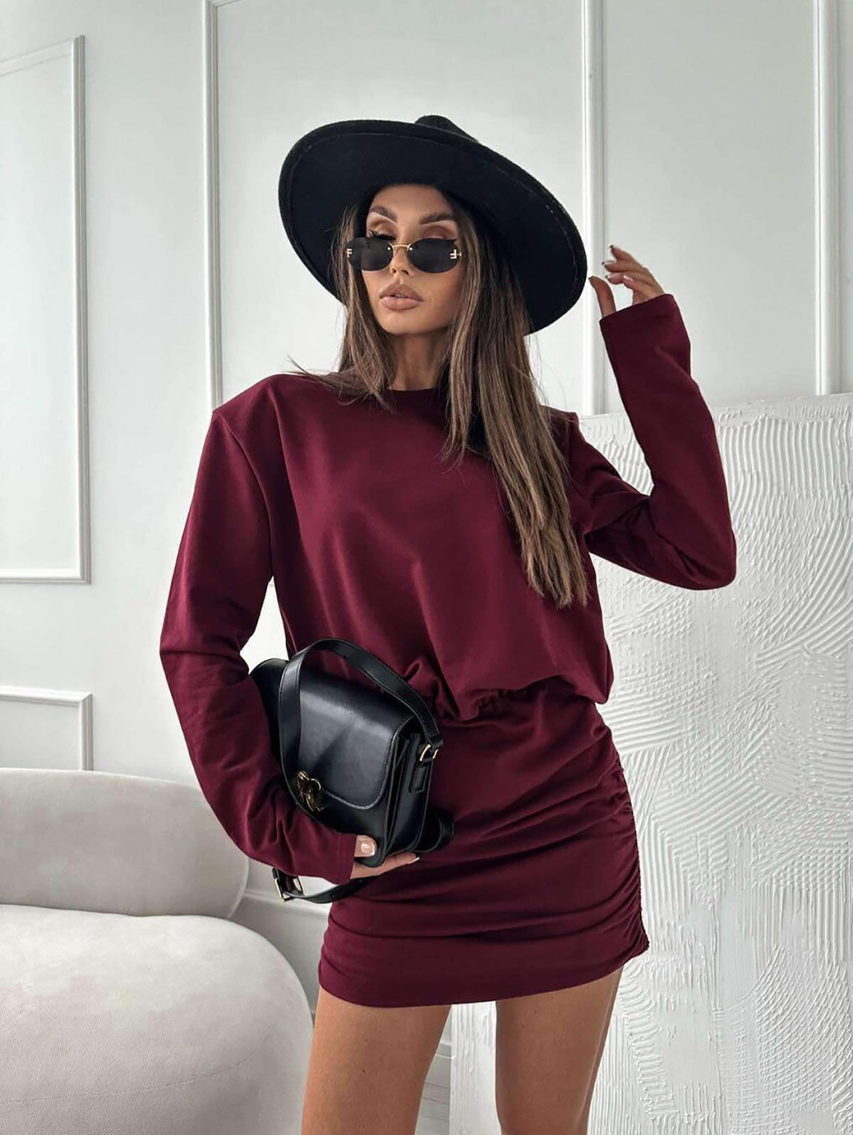 Women Layered Sheath Mini Dress