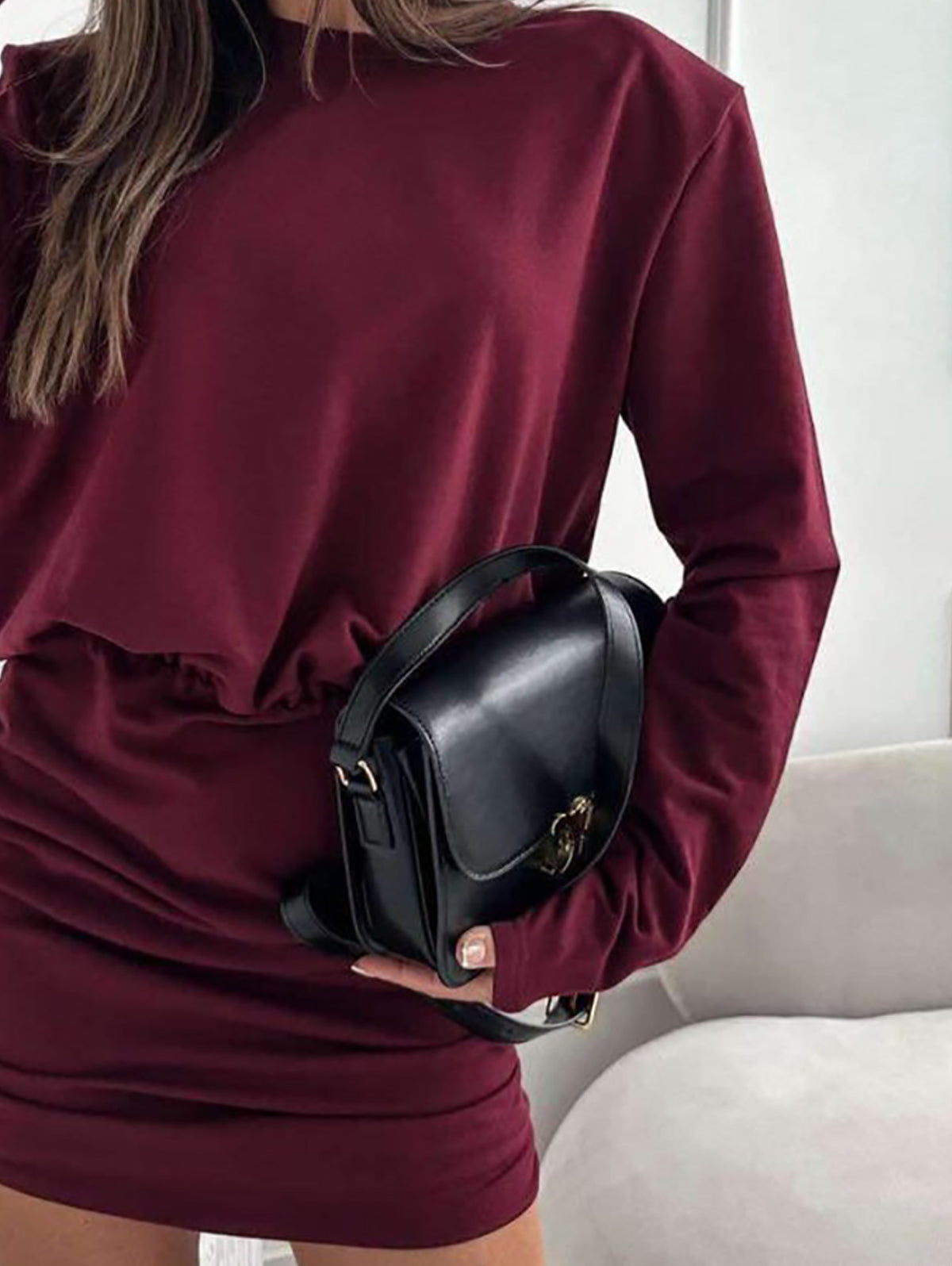 Women Layered Sheath Mini Dress