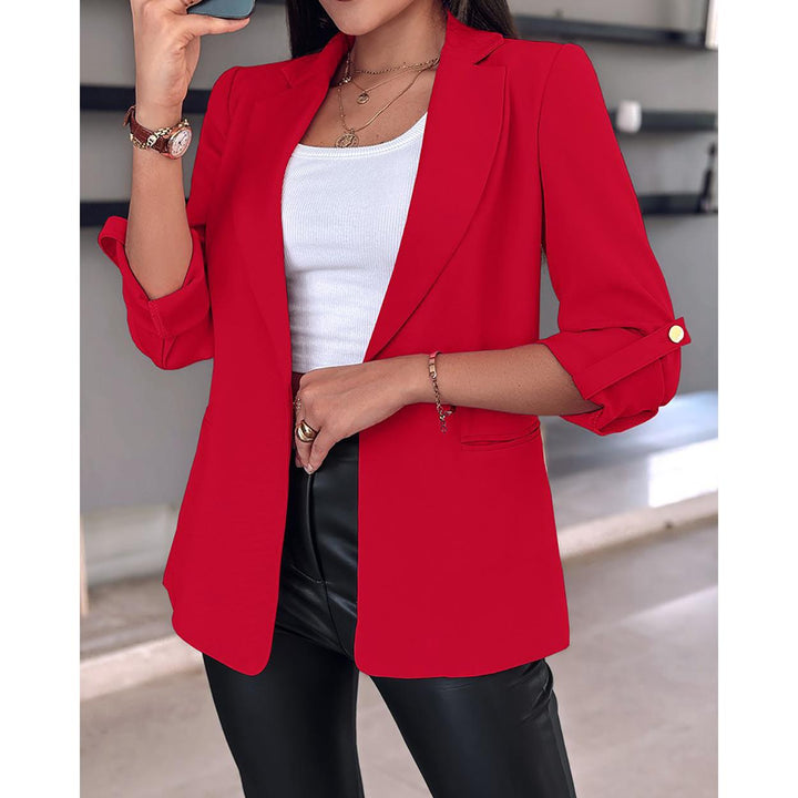 Women Lightweight Open Front Jacket