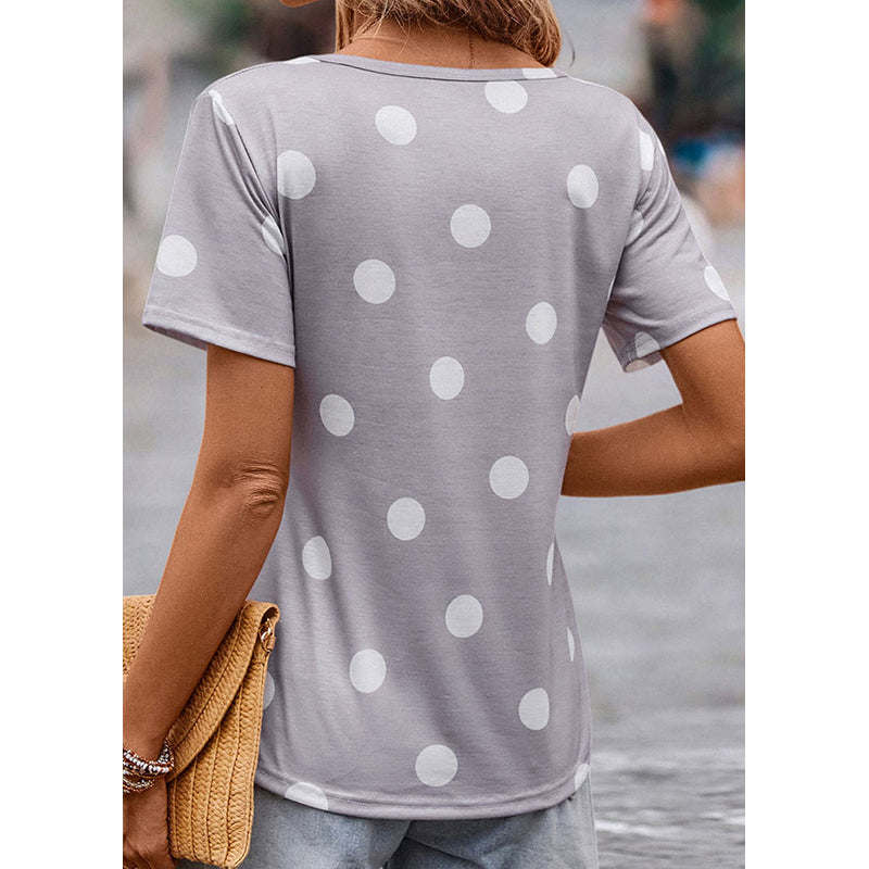 Polka Dot Printed Top