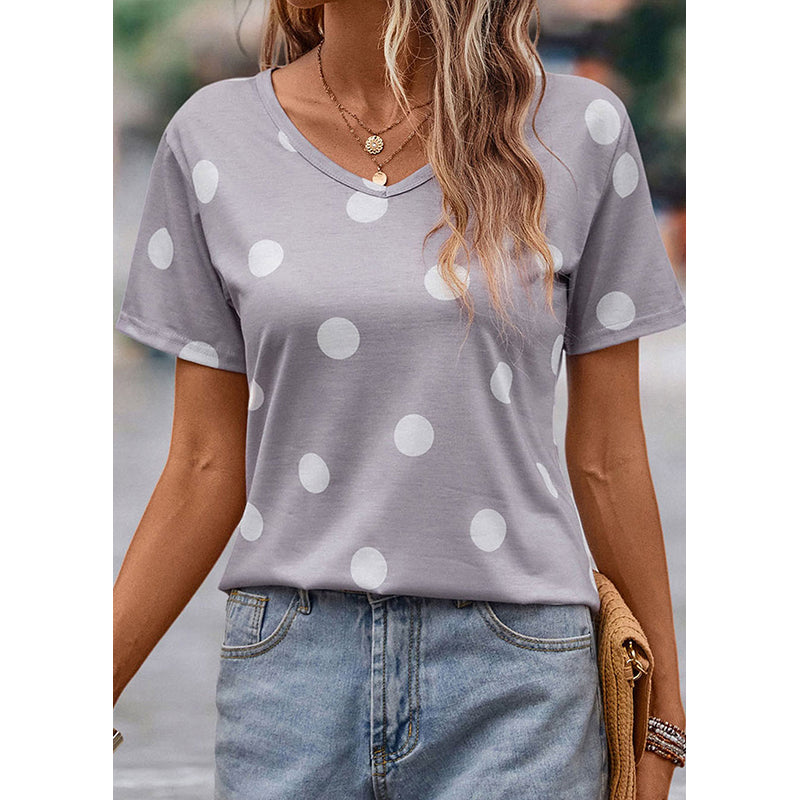 Polka Dot Printed Top