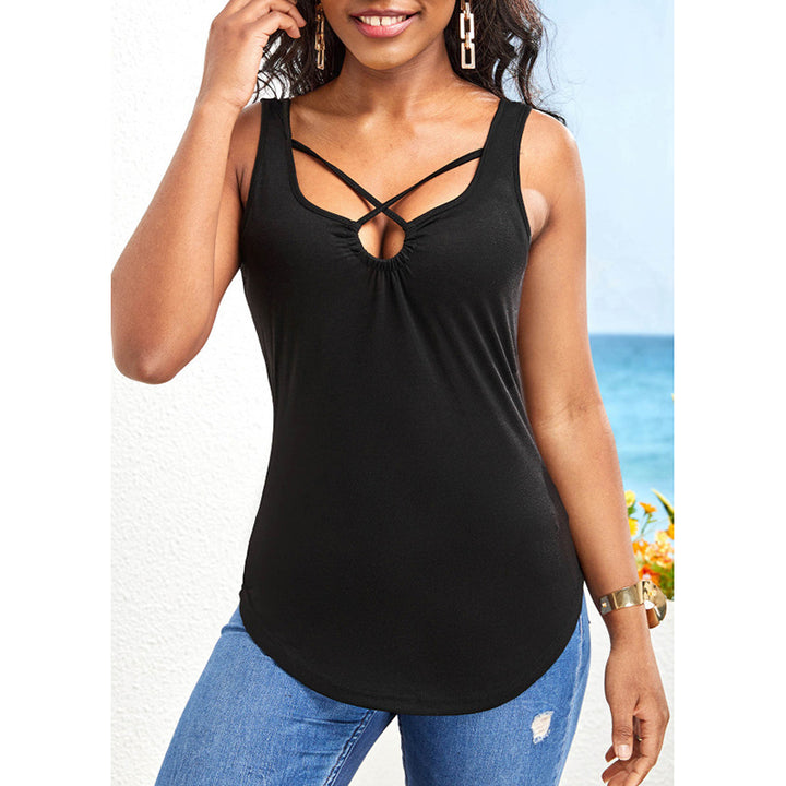 Cut Out Tank Top
