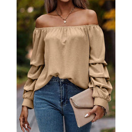 Women Solid Off-Shoulder Top