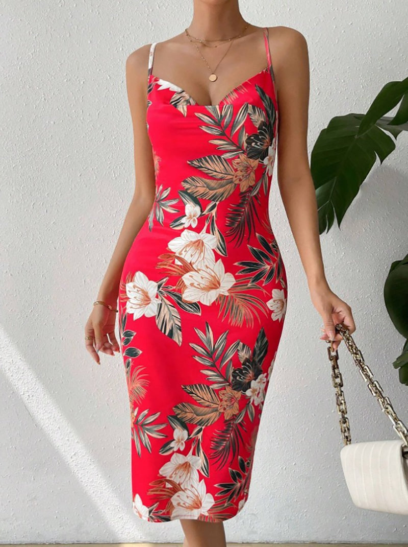 Floral Bodycon Dress
