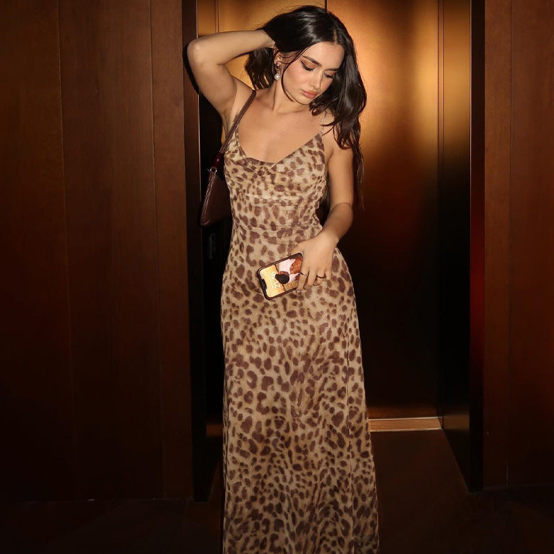 Women Animal Printed Maxi Dress
