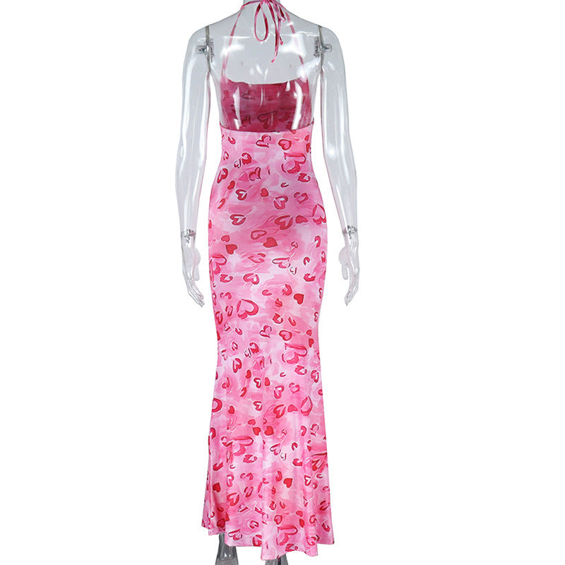 Print Bodycon Maxi Dress