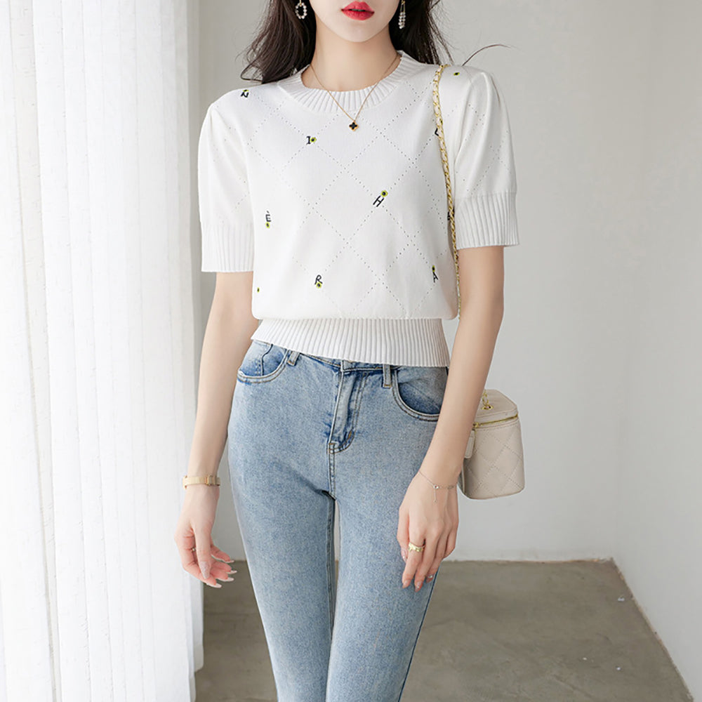 Women Graphic Printed Round Neck Top