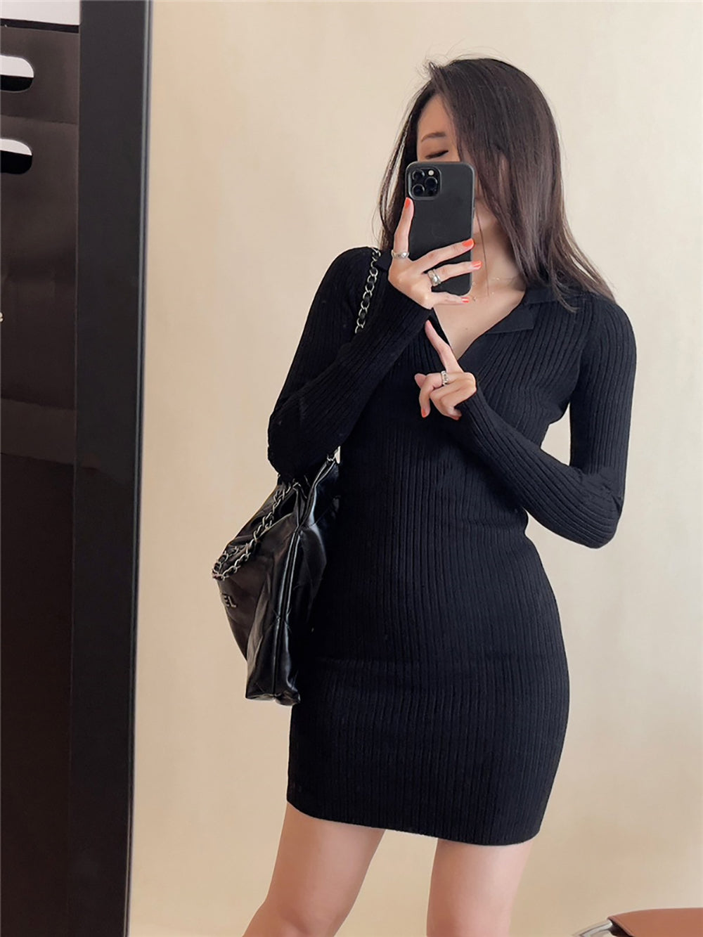 Women Scuba Bodycon Dress