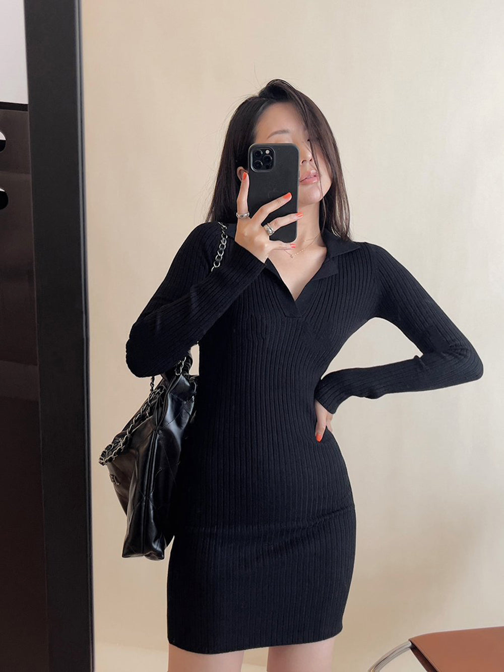 Women Scuba Bodycon Dress