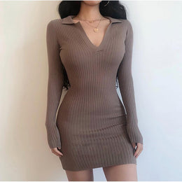 Women Scuba Bodycon Dress