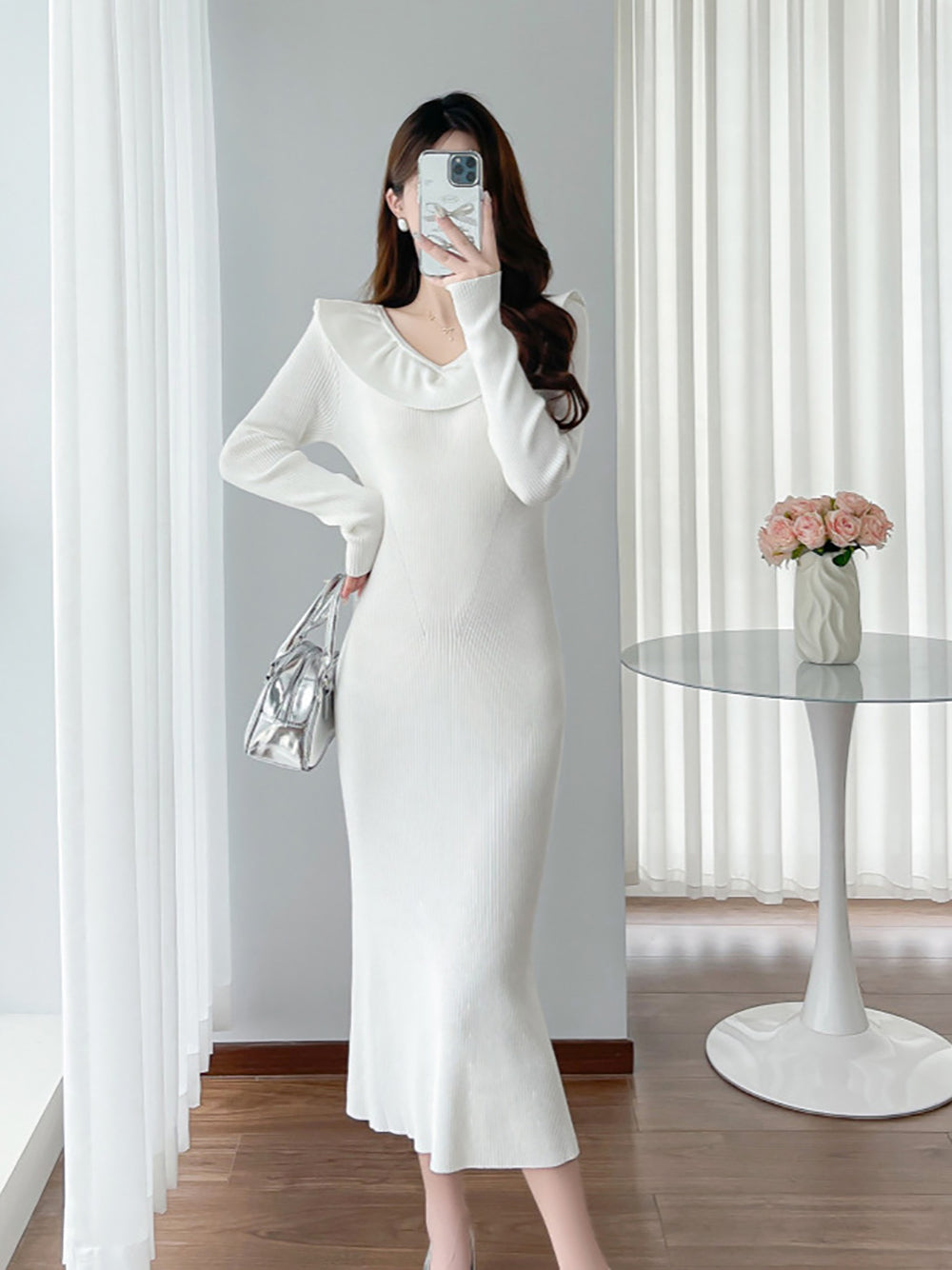 A-Line Midi Dress