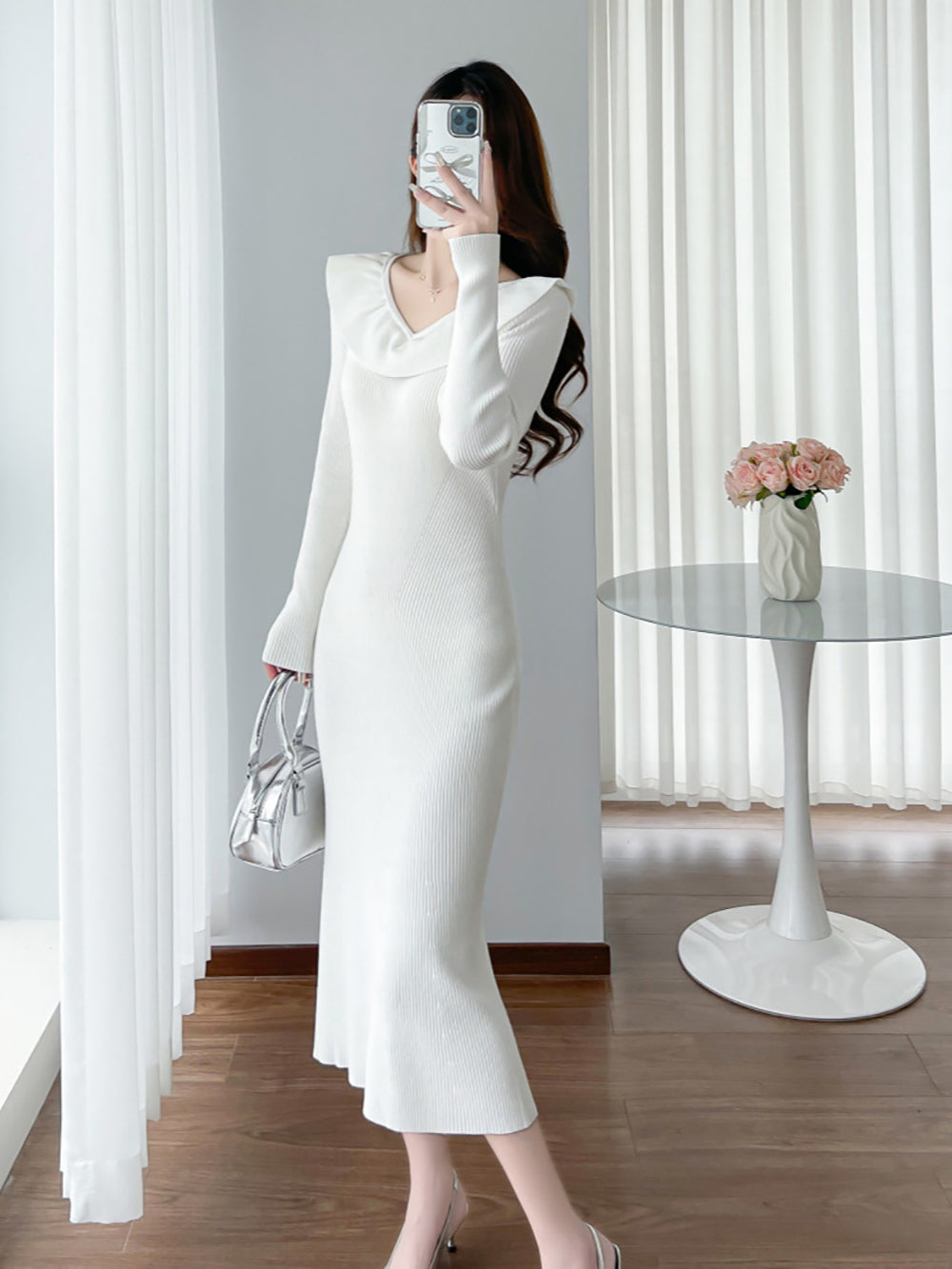 A-Line Midi Dress