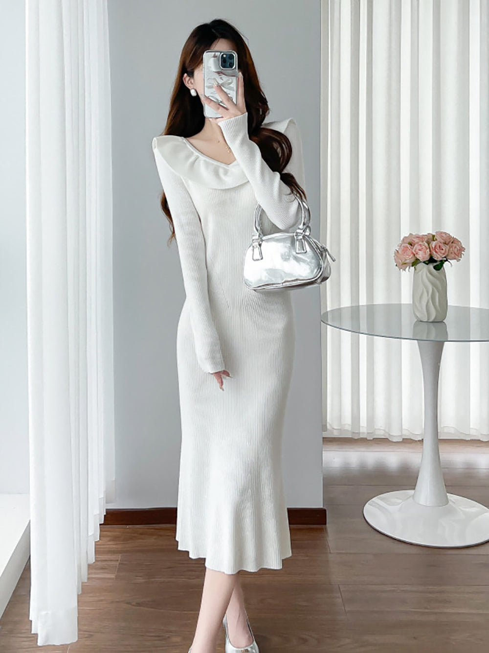 A-Line Midi Dress
