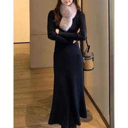 Long Sleeves Maxi Dress