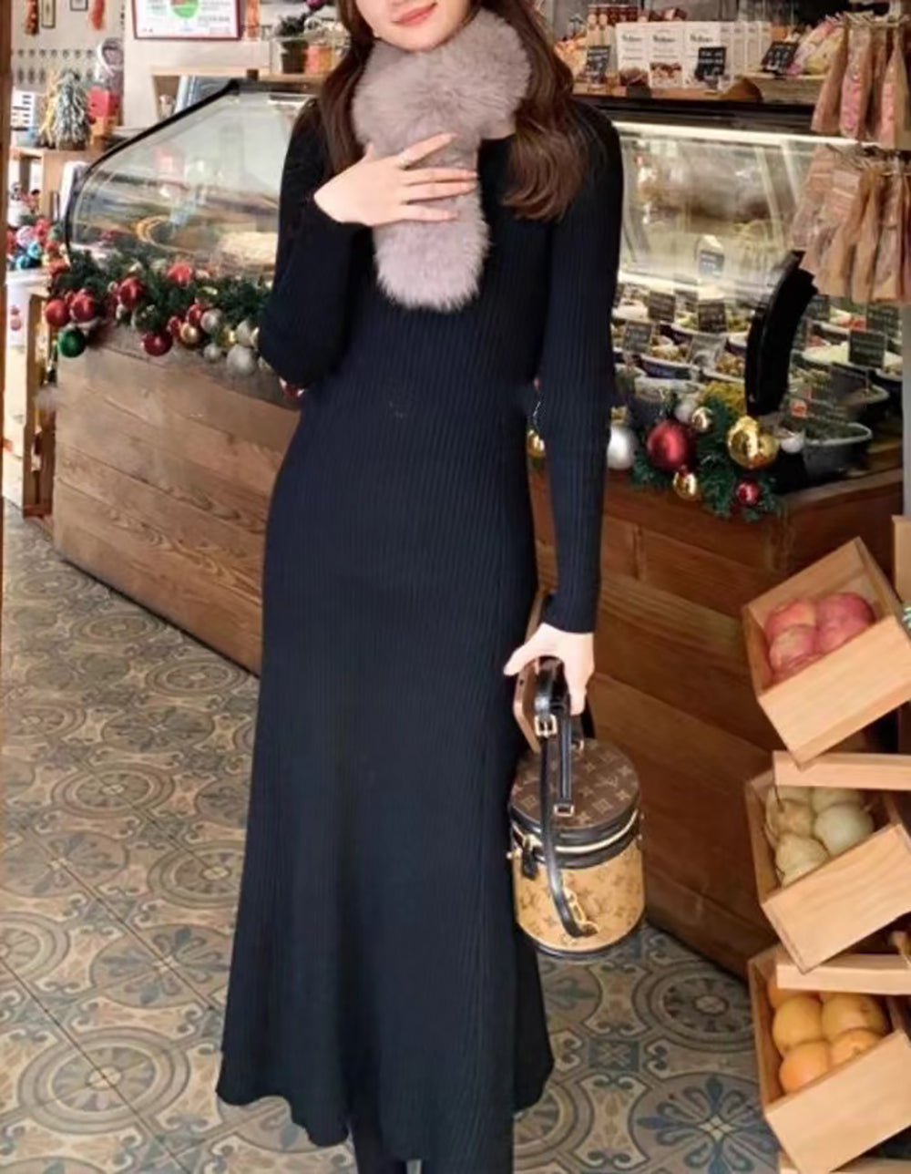 Long Sleeves Maxi Dress