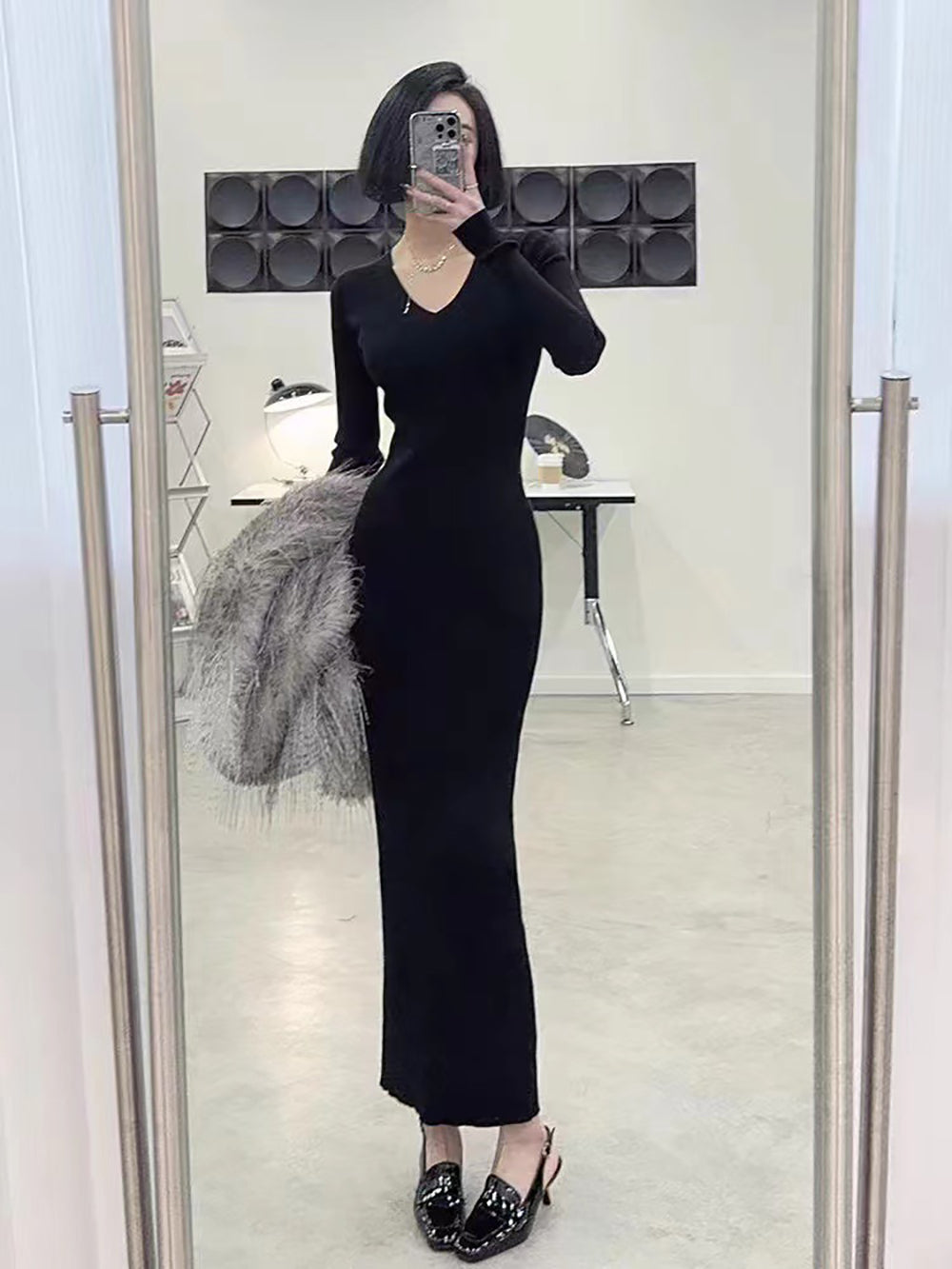Women Bodycon Maxi Dress