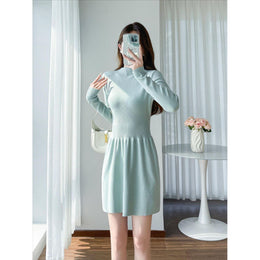 Women Boat Neck Fit & Flare Dress