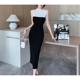 Round Neck Bodycon Dress