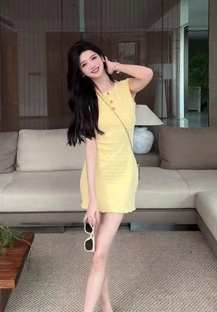Cap Sleeves Sheath Mini Dress
