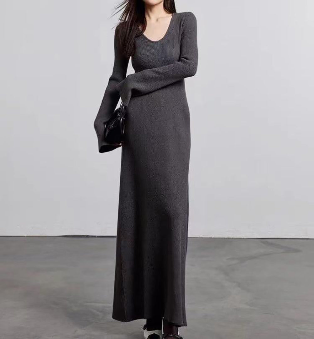 Women Solid Maxi Dress