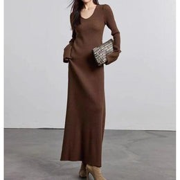 Women V-Neck Maxi Dress