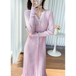 Women Striped Accordion Pleated Fit & Flare Midi Dress