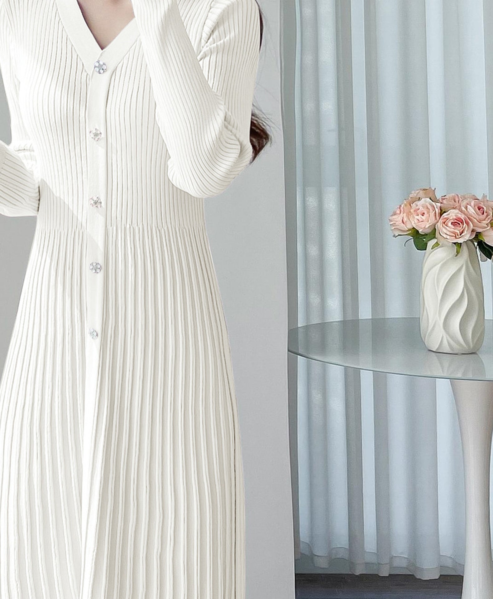 Women Fit & Flare Midi Dress