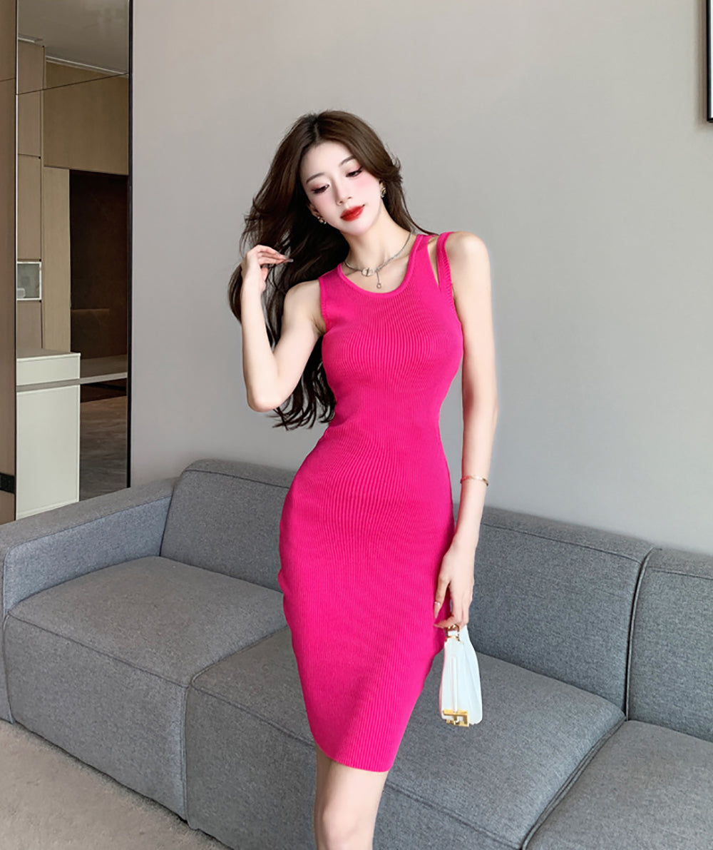 Women Bodycon Midi Dress