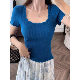 Women Square Neck Regular Top