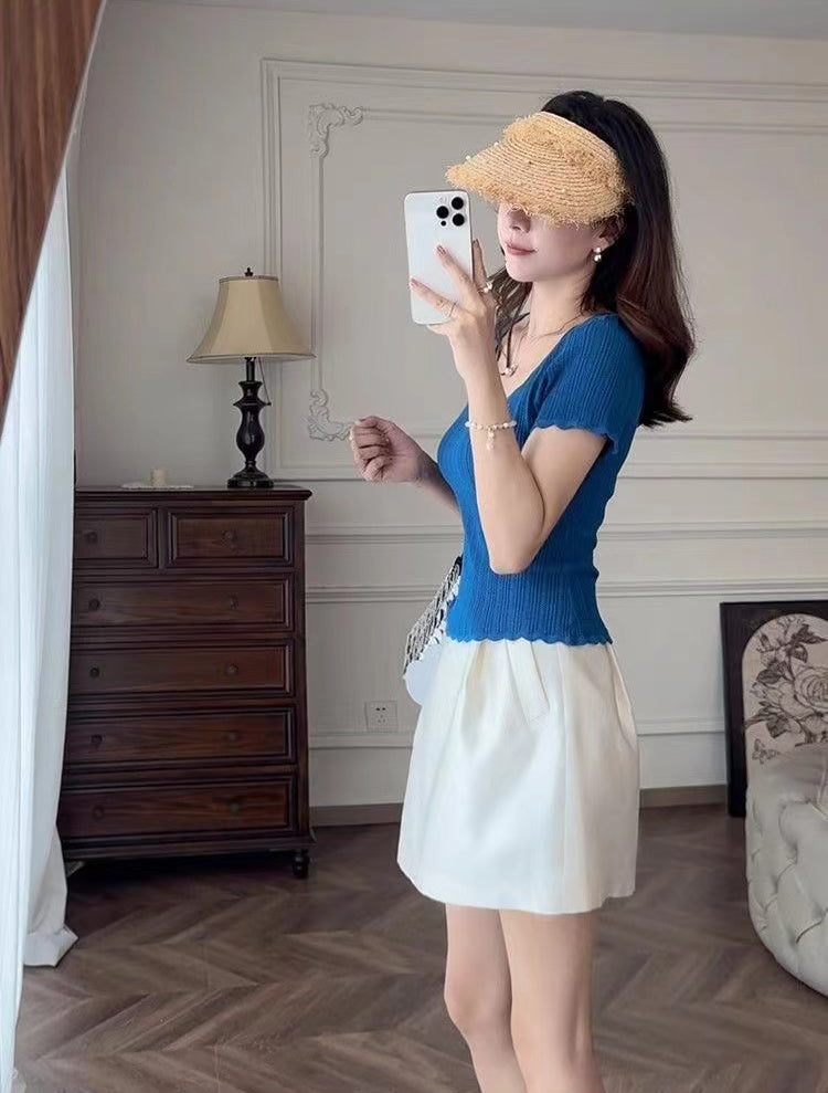 Women Square Neck Regular Top