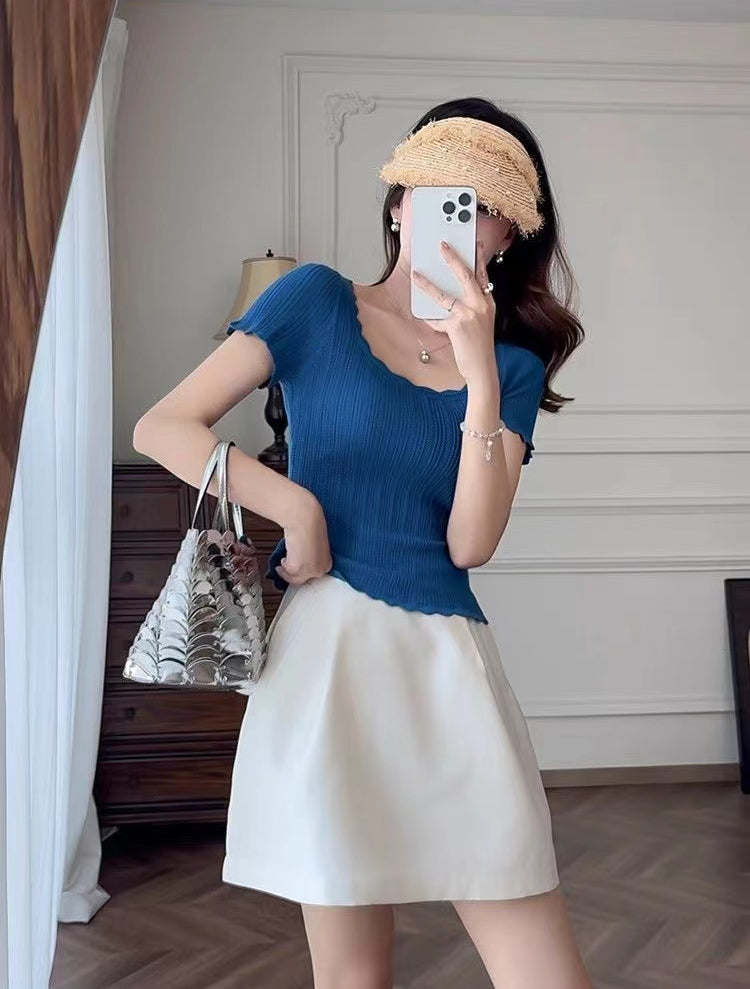 Women Square Neck Regular Top