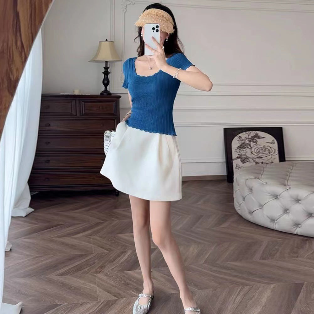 Women Square Neck Regular Top