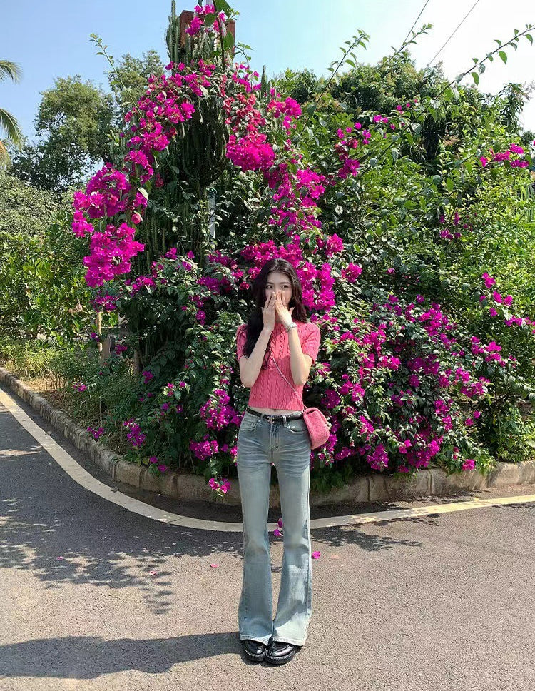 Women Solid Round Neck Top