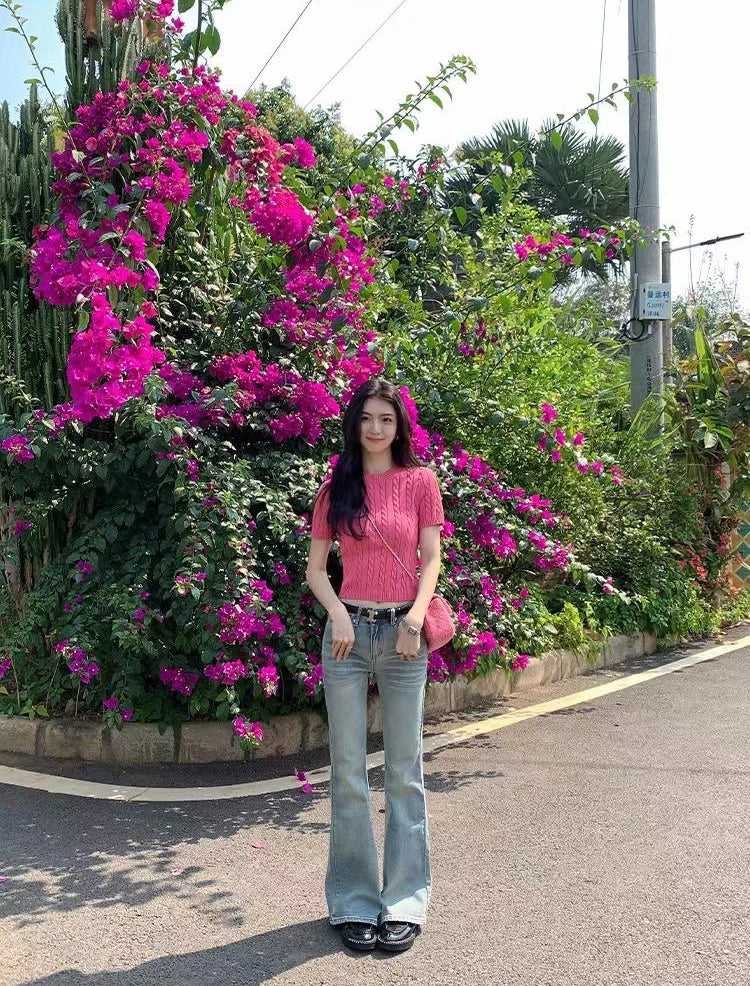 Women Solid Round Neck Top