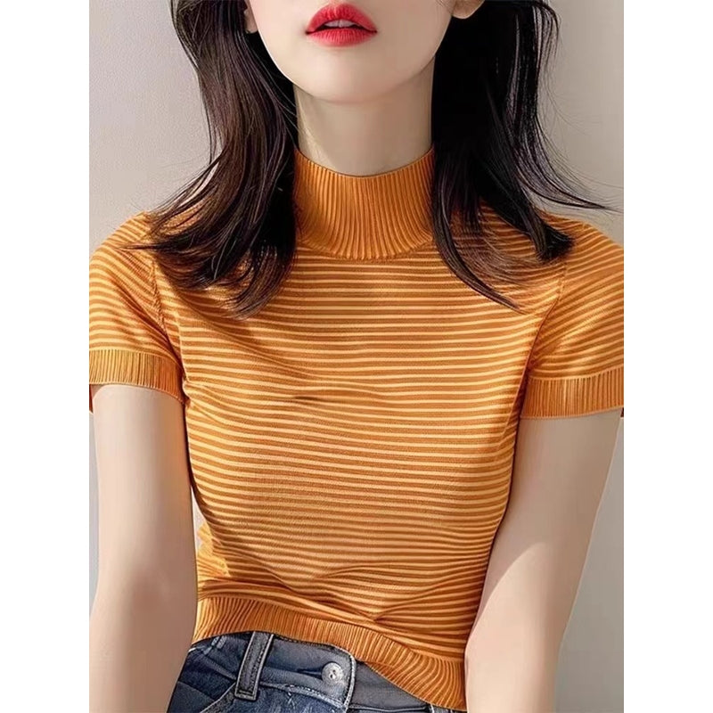 Women Striped Regular Top