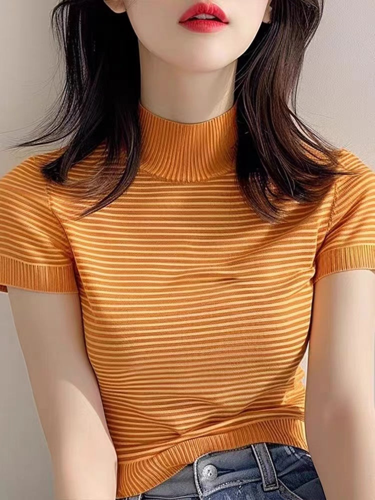 Women Striped Regular Top