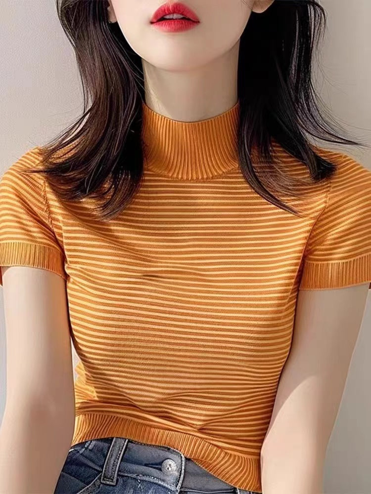 Women Striped Regular Top