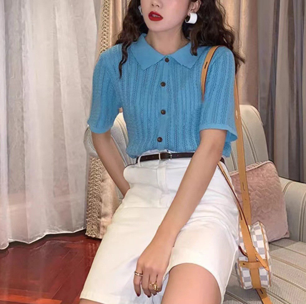 Women Solid Shirt Style Top