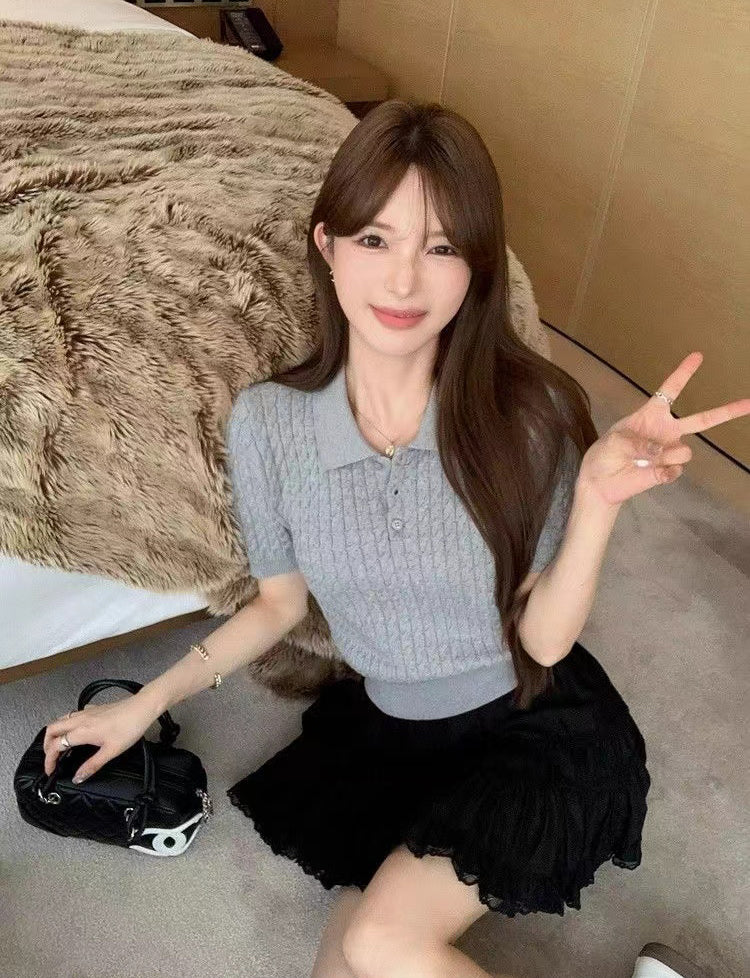 Women Grey Solid Regular Top